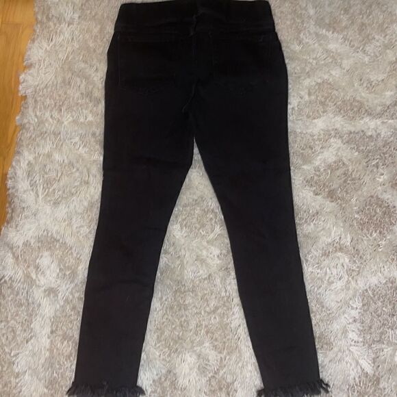 Old Navy Rockstar black distressed jeans size 10 - Picture 4 of 6